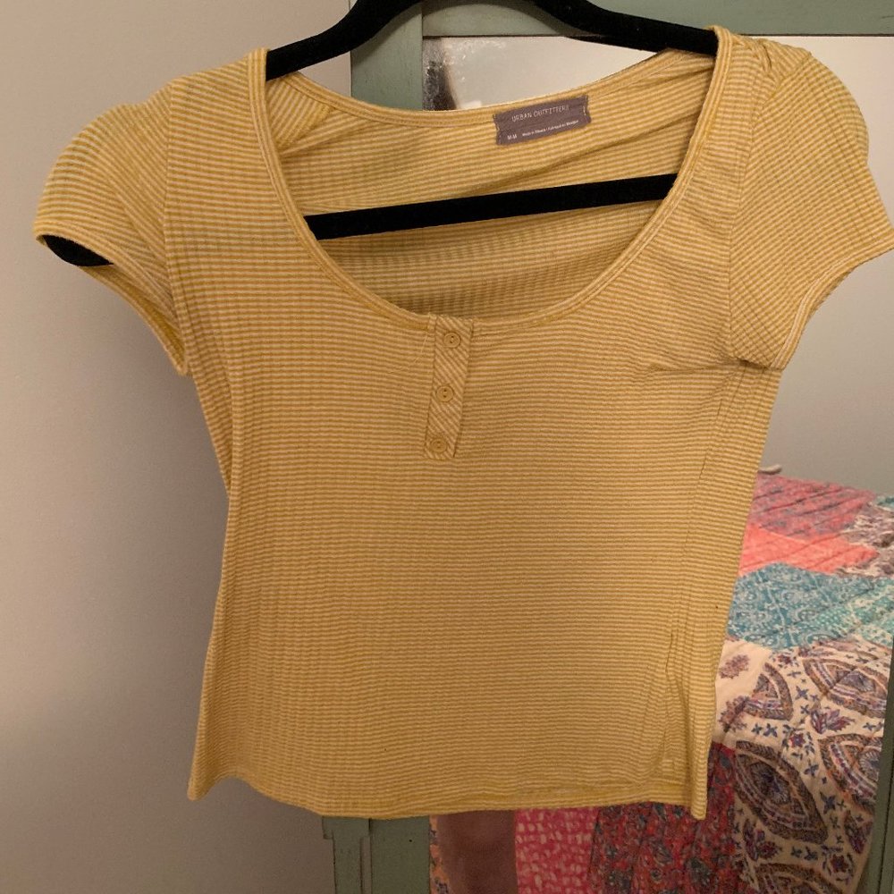 Brandy Melville Yellow Shirt